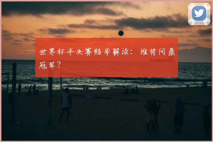 世界杯半决赛赔率解读：谁将问鼎冠军？